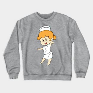 The nurse cartoon style Crewneck Sweatshirt